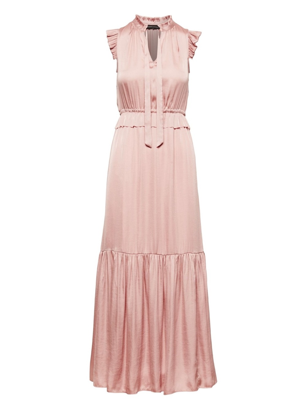 Banana Republic Soft Satin Maxi Dress Blush Pink 6P